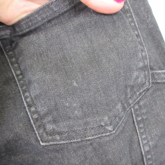 Dovetail Workwear The Maven Slim Jeans Black Size 0 Inseam 28 Stretch Knee Patch - Picture 6 of 12